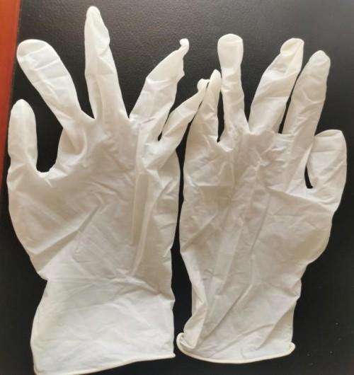 Disposable Medical Rubber Examination Gloves