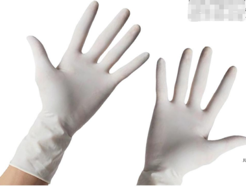 Disposable sterilized rubber surgical gloves